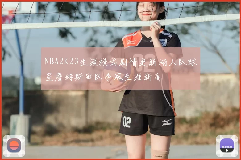 NBA2K23生涯模式剧情更新湖人队球星詹姆斯率队夺冠生涯新高