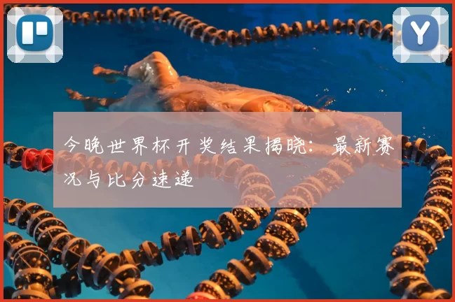 今晚世界杯开奖结果揭晓:最新赛况与比分速递